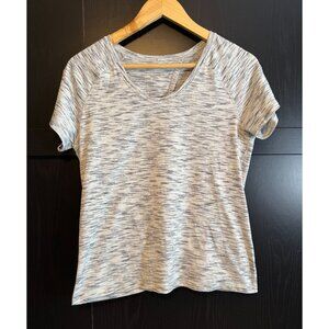 Lululemon Women's Back In Action Open Back Short Sleeve Shirt Size 2 Athleisure